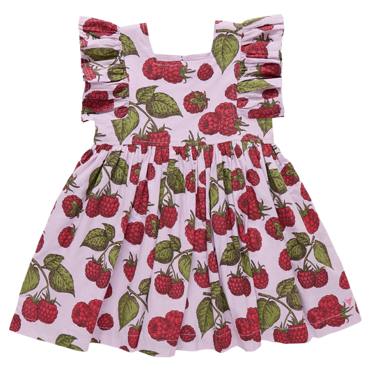 Elsie Dress - Lavender Raspberries