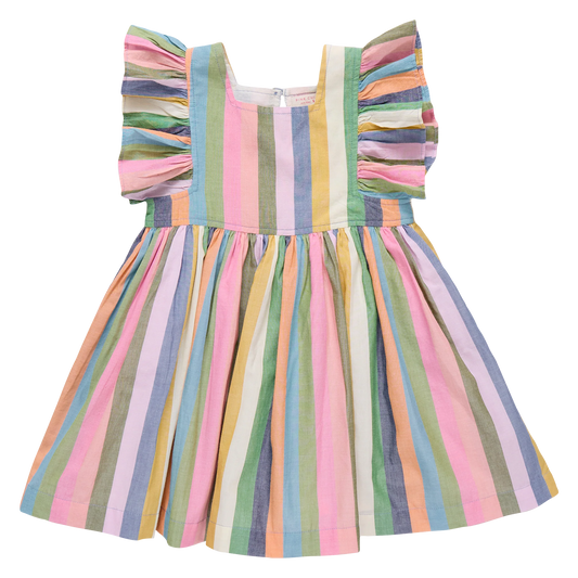 Elsie Dress - Parade Stripes