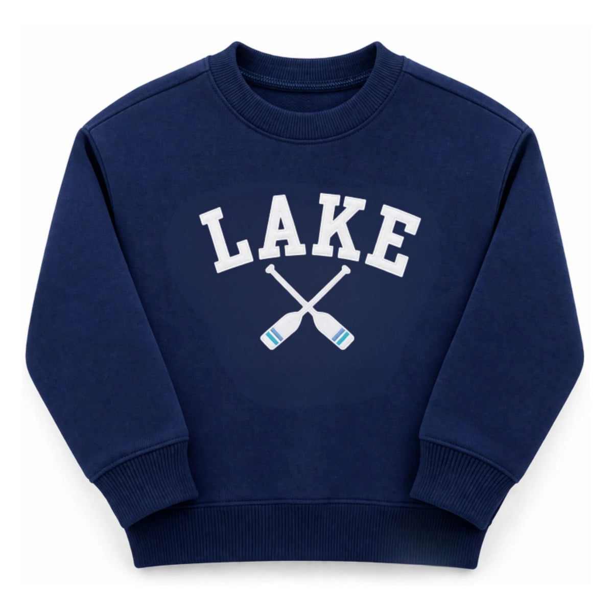Navy Lake Signature Crew Sweatshirt