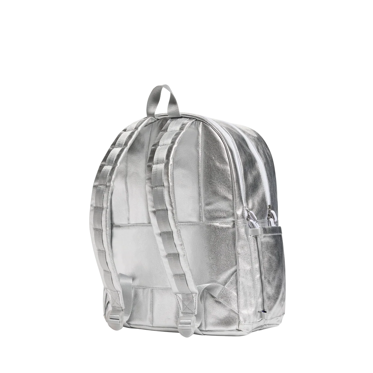 Kane Double Pocket Backpack - Metallic Fuzzy Hearts PRE-ORDER
