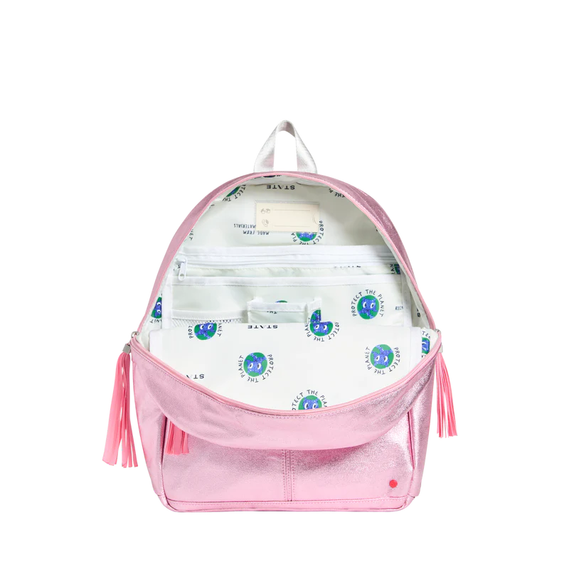 Kane Backpack -Happy Metalic Hearts