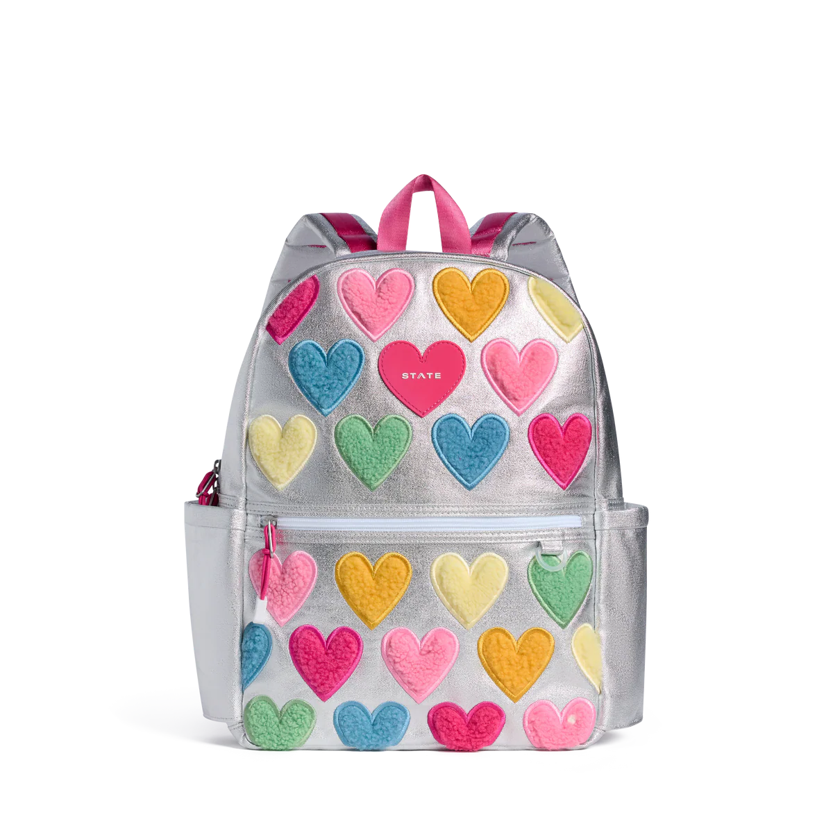 Kane Backpack -Happy Metalic Hearts