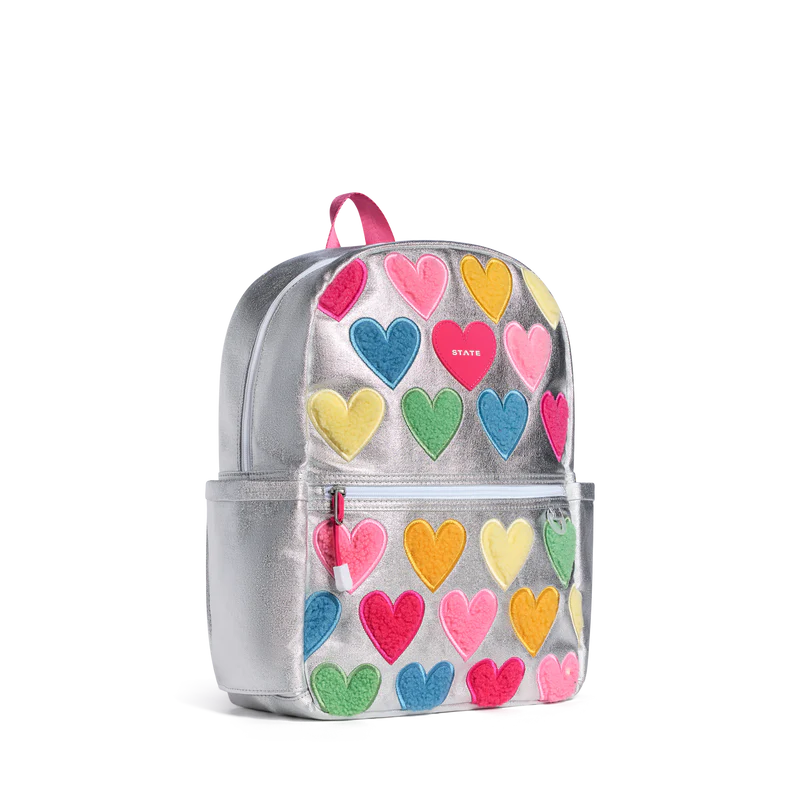 Kane Backpack -Happy Metalic Hearts