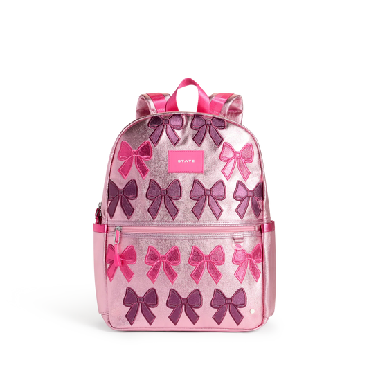 Kane Backpack -Metallic Patchwork Bows