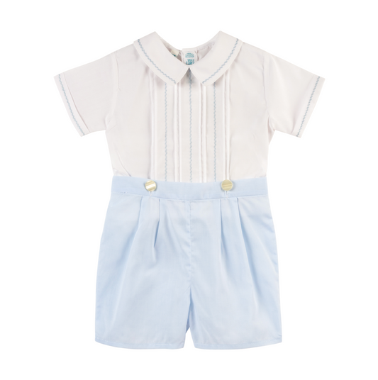Boys Feather Stitched Bobby Suit