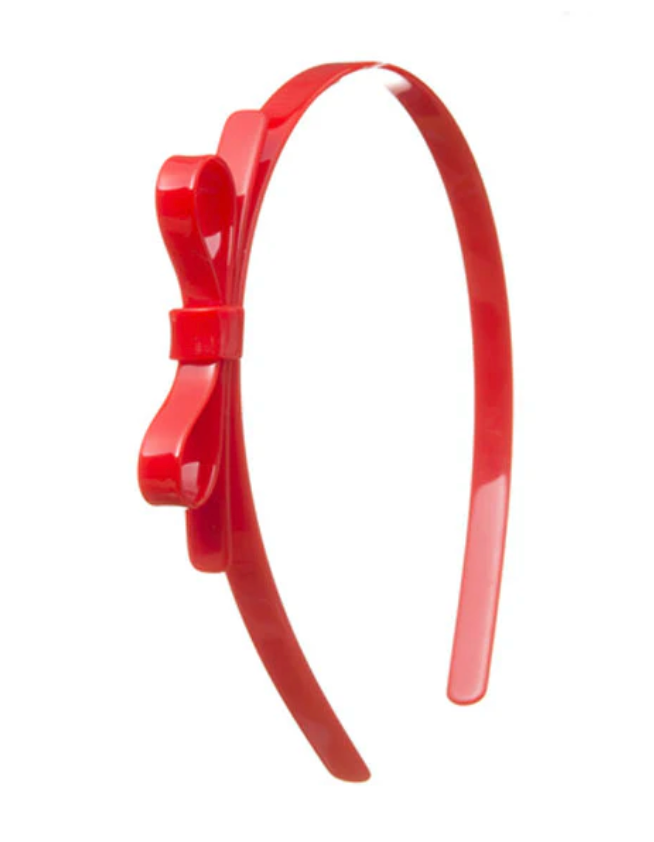 Thin Bow Headband, Assorted Colors