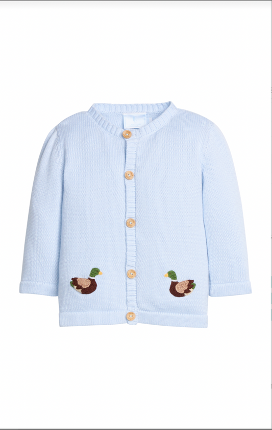 Crochet Cardigan - Mallard Duck