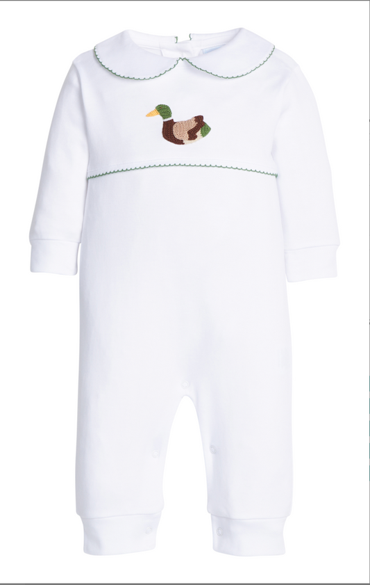 Crochet Playsuit - Mallard