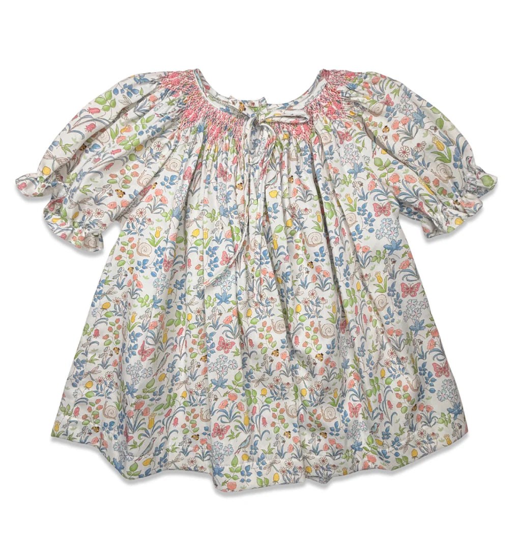 Katie Blouse- Greenville Garden with Butterflies