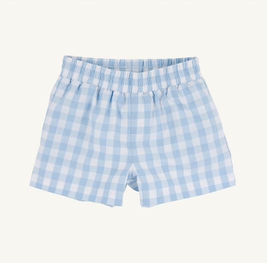 Sheffield Shorts, Barrington Blue Check