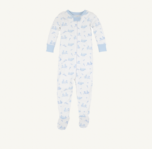 Knox's Night Night Footed Pajamas