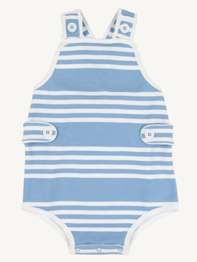 Skipper Sunsuit, Saddle Ridge Stripe