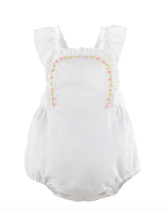 White Daisy Chain Sunsuit