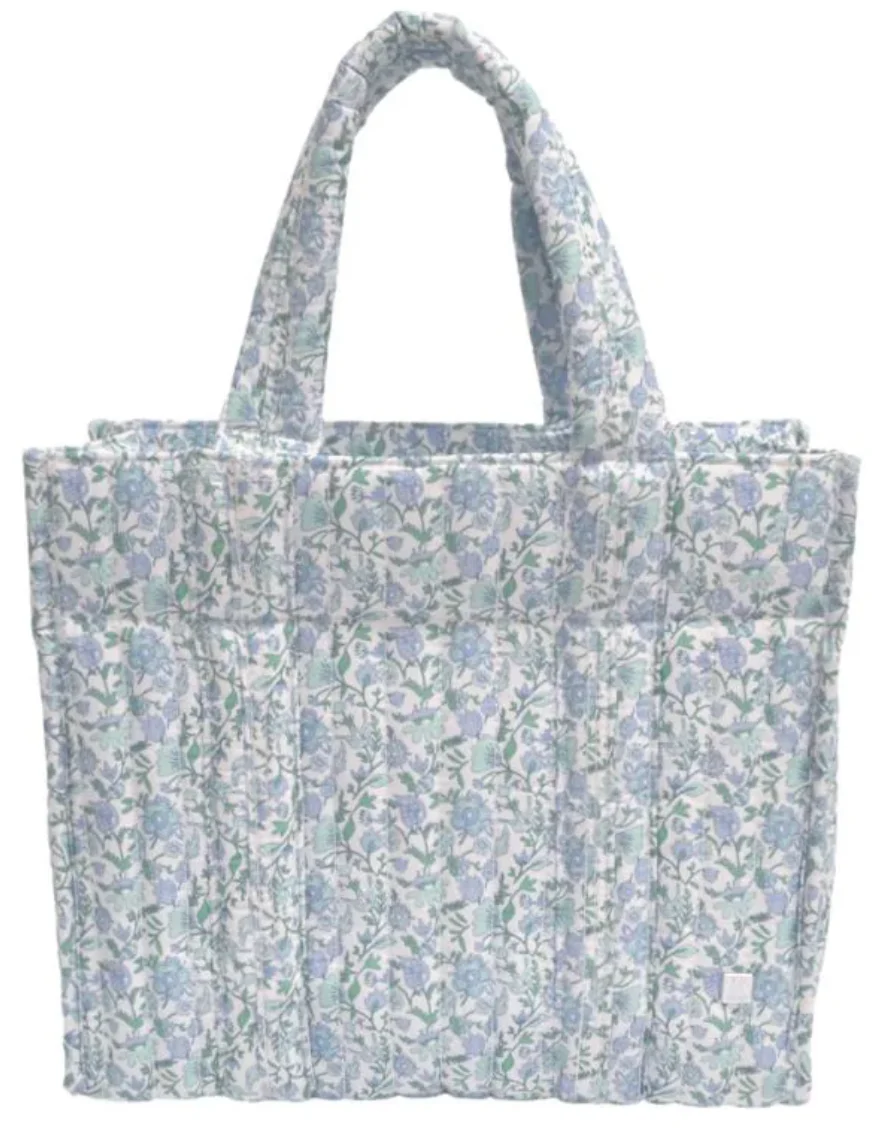 Quilted Mini Go Go Tote - Hamptons Floral