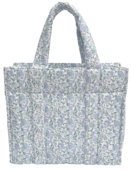 Quilted Mini Go Go Tote - Hamptons Floral
