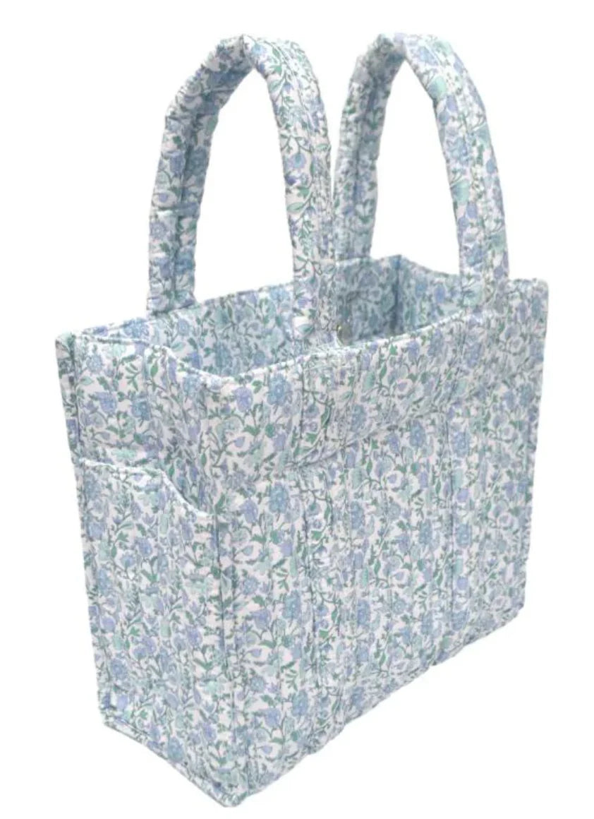 Quilted Mini Go Go Tote - Hamptons Floral