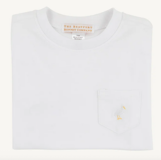 Carter Crewneck- Pocket White
