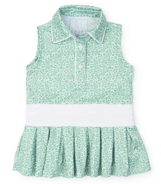 Harper Girl's Performance Dress-Mod Meadow Classic Green