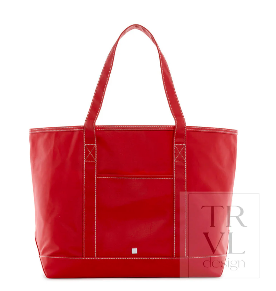 Maxi Tote-Coated Canvas Red