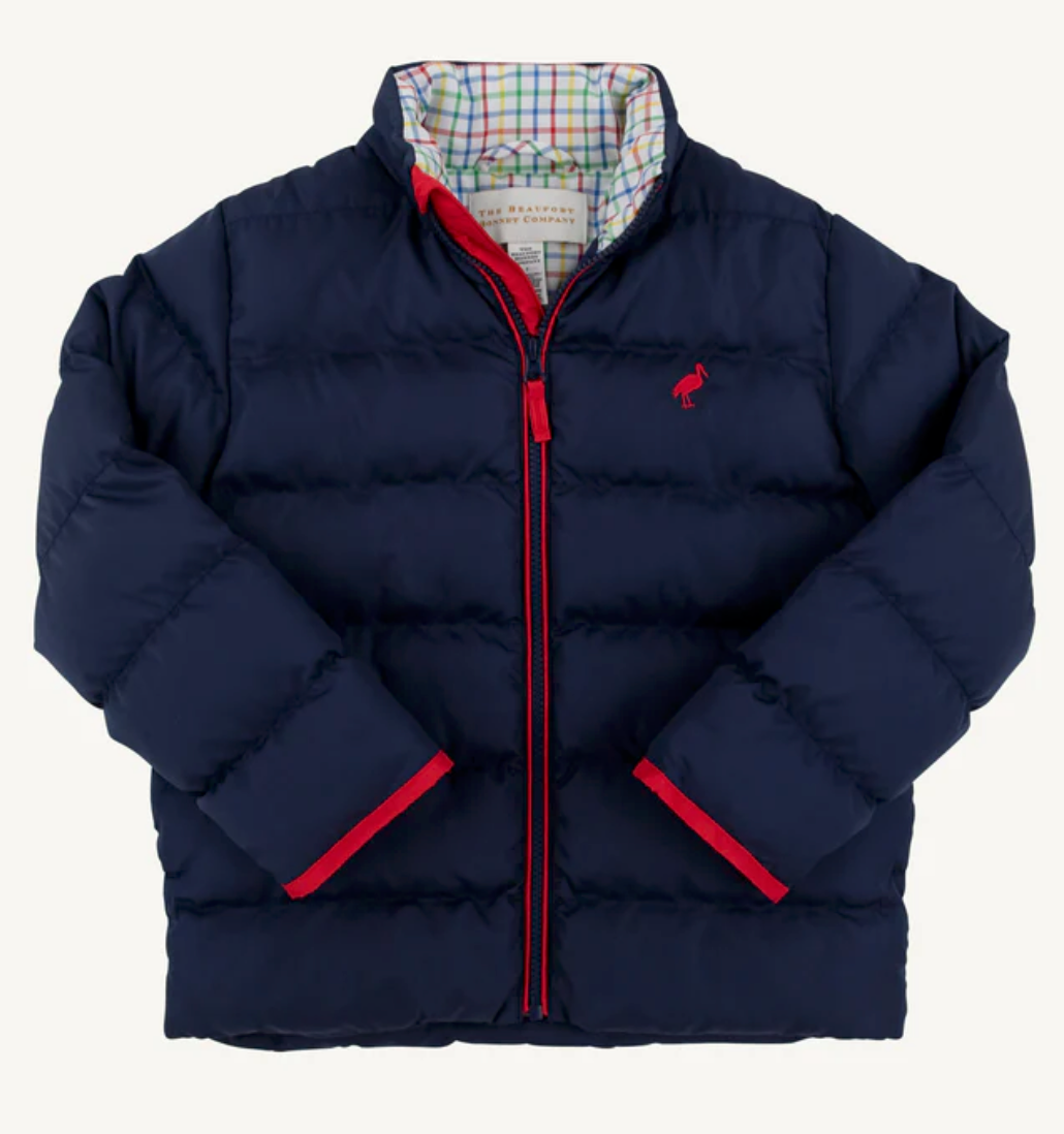 Cooper Coat Nantucket Navy/Richmond Red