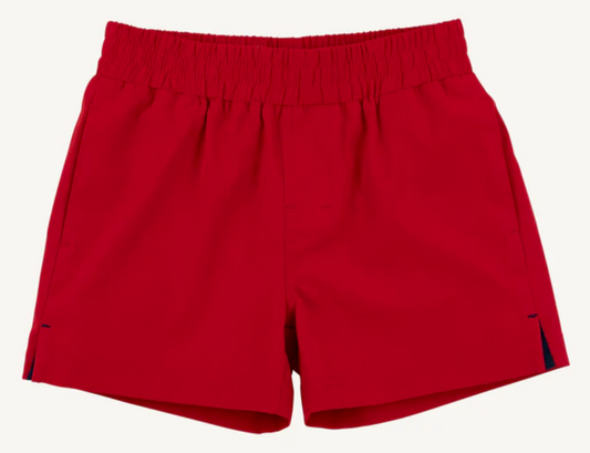 Sheffield Shorts-Twill Richmond Red/Multicolor