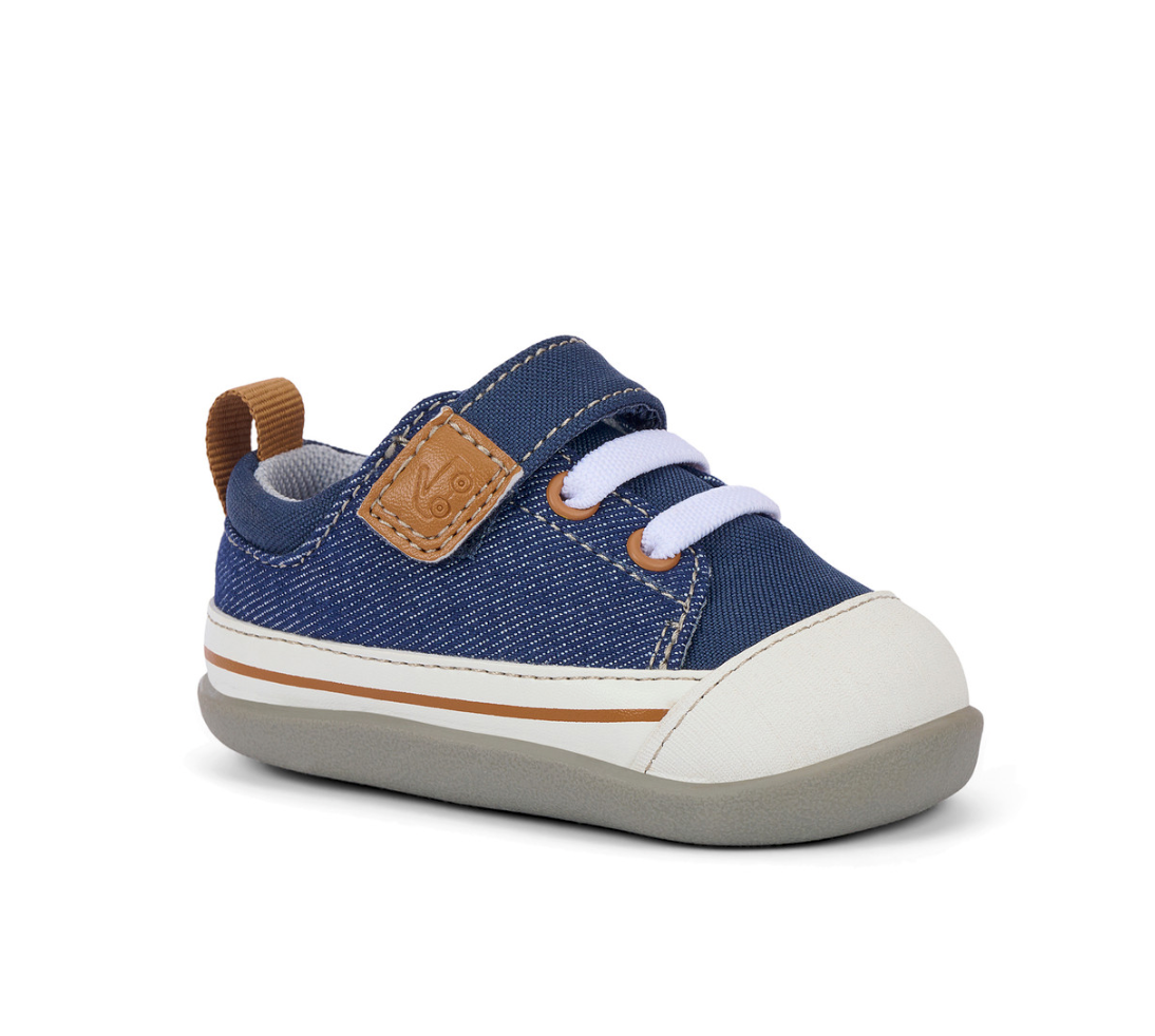 Stevie Mini (First Walker) - Washed Denim