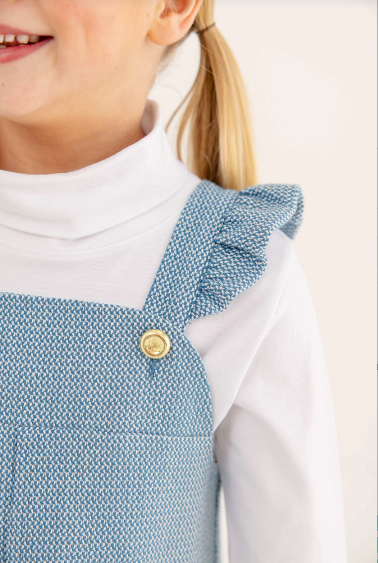 Julia Jumper- Tweed- Barnsley Blue/ Palmetto Pearl