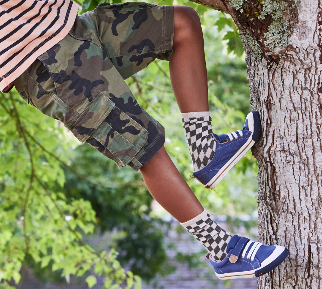 Stevie II Navy Denim