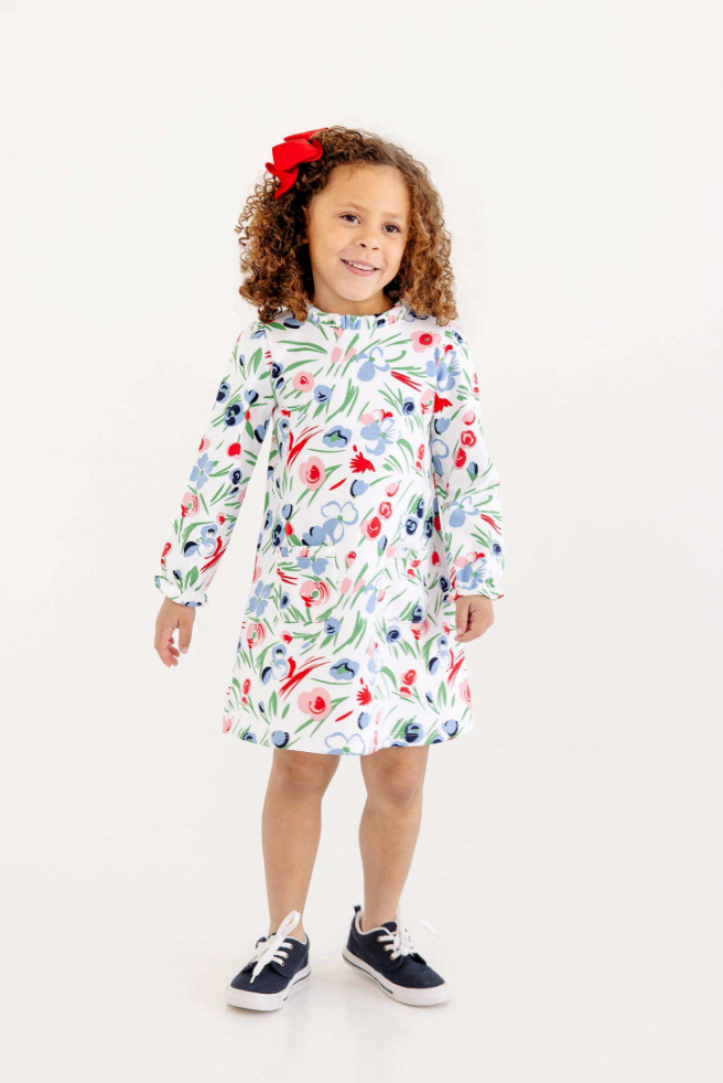 Long Sleeve Lizzie's Luxe Leisure Dress