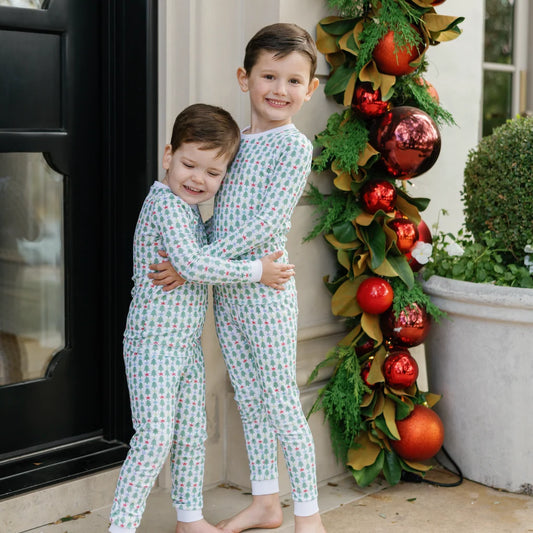 Grayson Pajama Pant Set- Tree Topper Stars