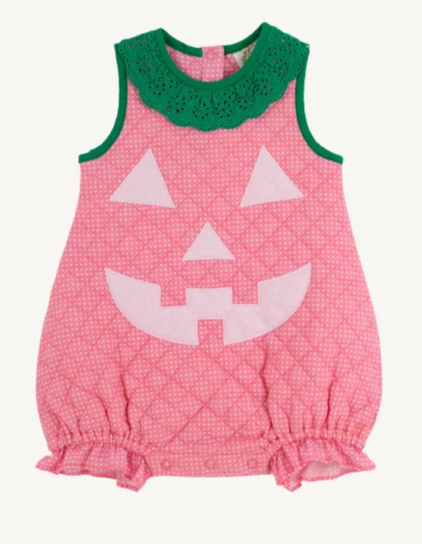 Halloween Pumpkin Costume Bubble, Pink, Infant