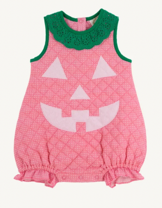 Halloween Pumpkin Costume Bubble, Pink, Infant