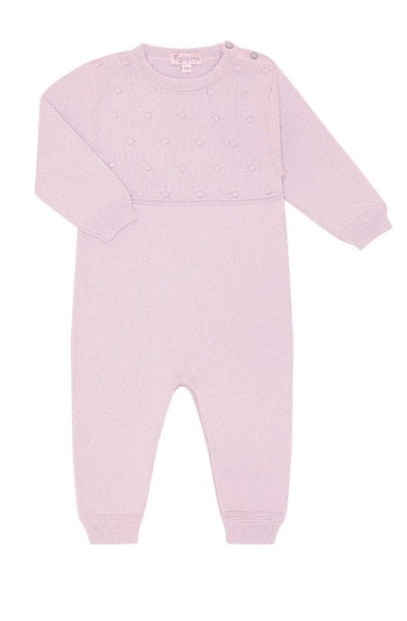 Pink Dotted Knit Bodysuit