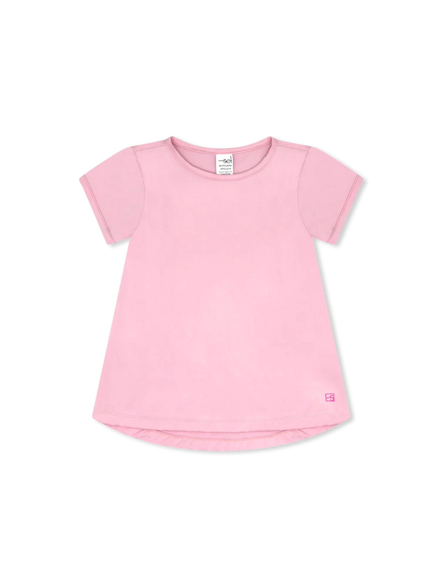 Bridget Basic Tee - Cotton Candy Pink