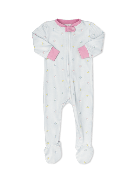 Once Upon A Time Footie, Beach Bounce Pink