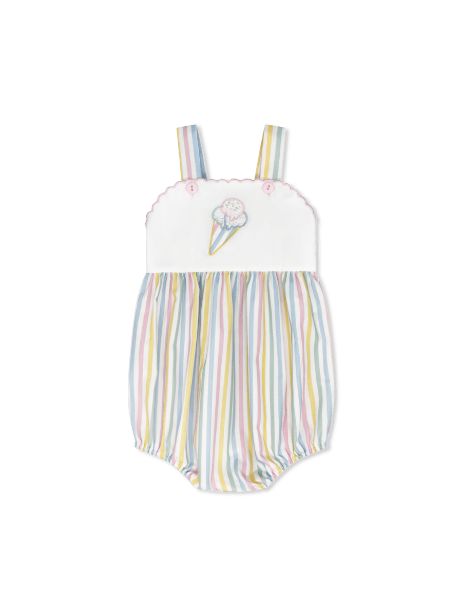 Lynn Bubble, Sorbet Stripe with Ice Cream Cone