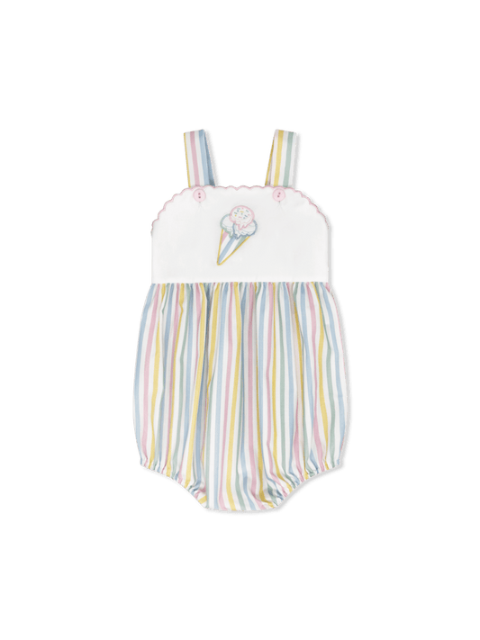 Lynn Bubble, Sorbet Stripe with Ice Cream Cone