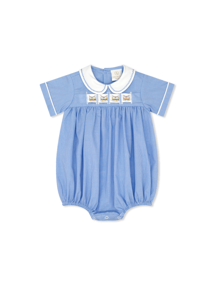 Noah Ribbon Bubble- River Royal Minigingham