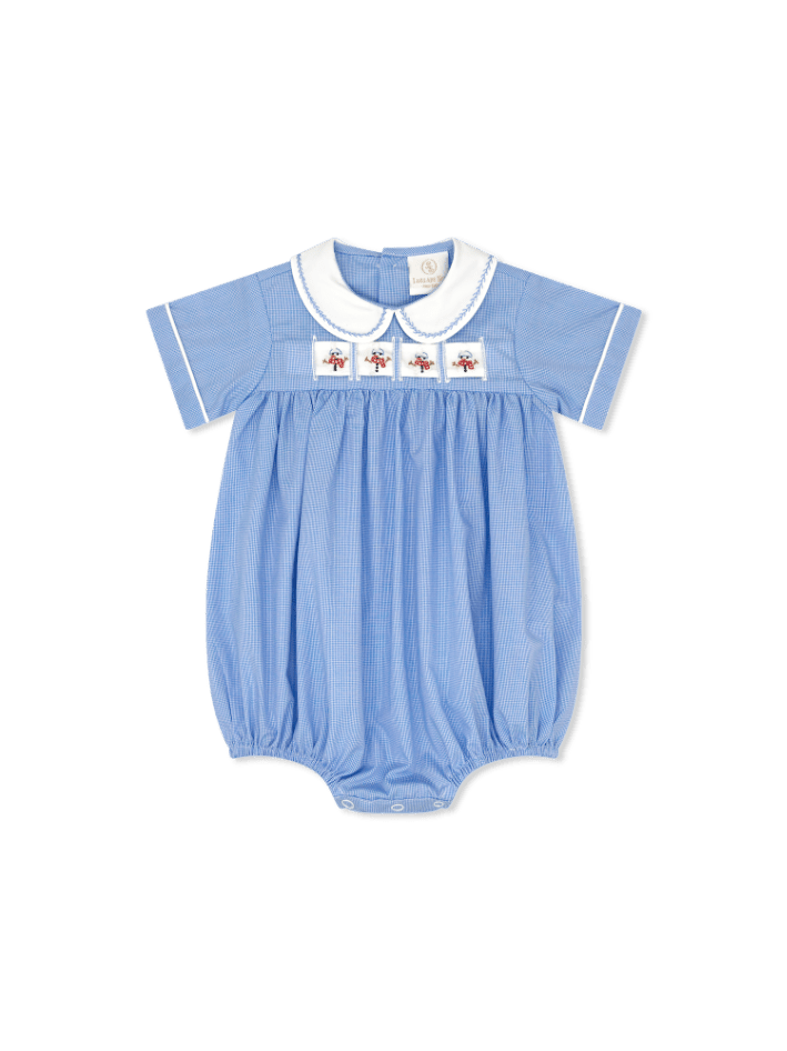 Noah Ribbon Bubble- River Royal Minigingham