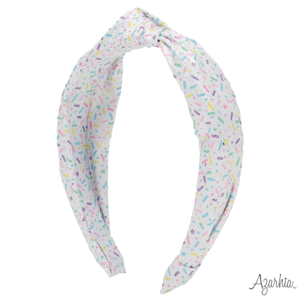 Top Knot Headband in Shimmer Sprinkles