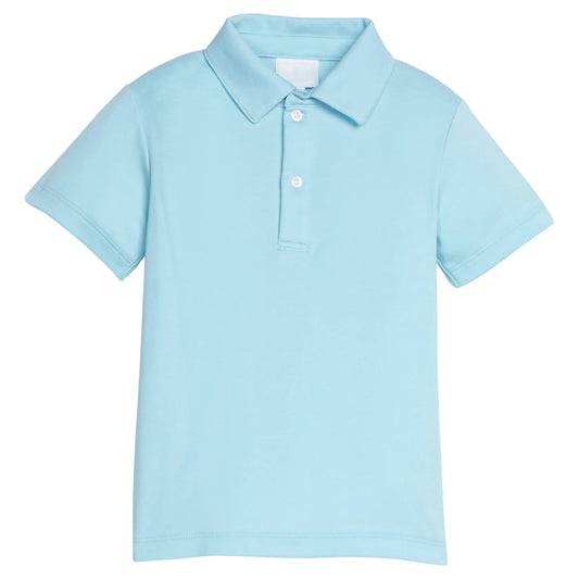 Short Sleeve Polo - Sky