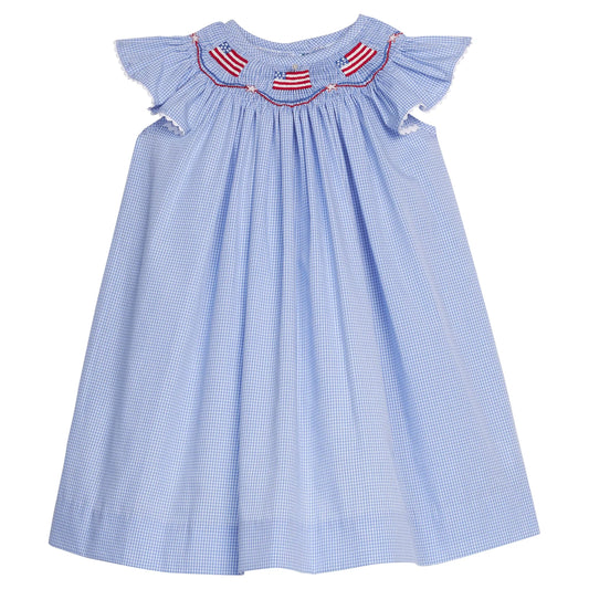 Smocked Apron Bishop - Flags