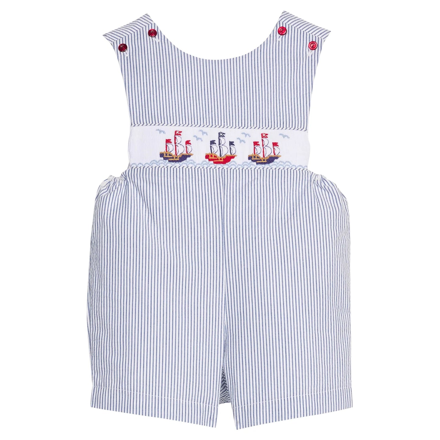 Smocked Shortall - Pirate Ship
