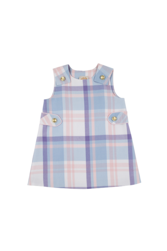 Janie Jumper - Peach Blossom Plaid