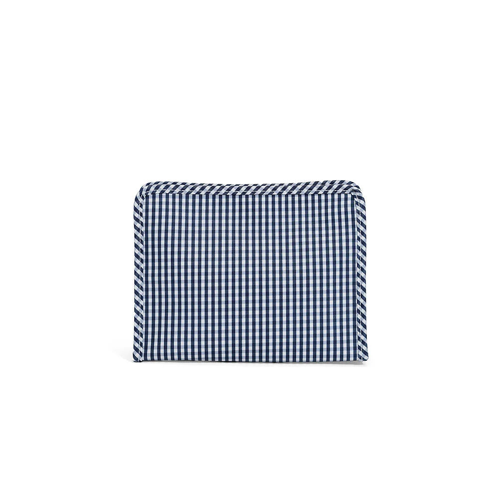 Roadie Large TRVL Bag, Navy Gingham