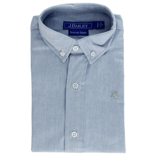 Roscoe Button Down - Blue Oxford