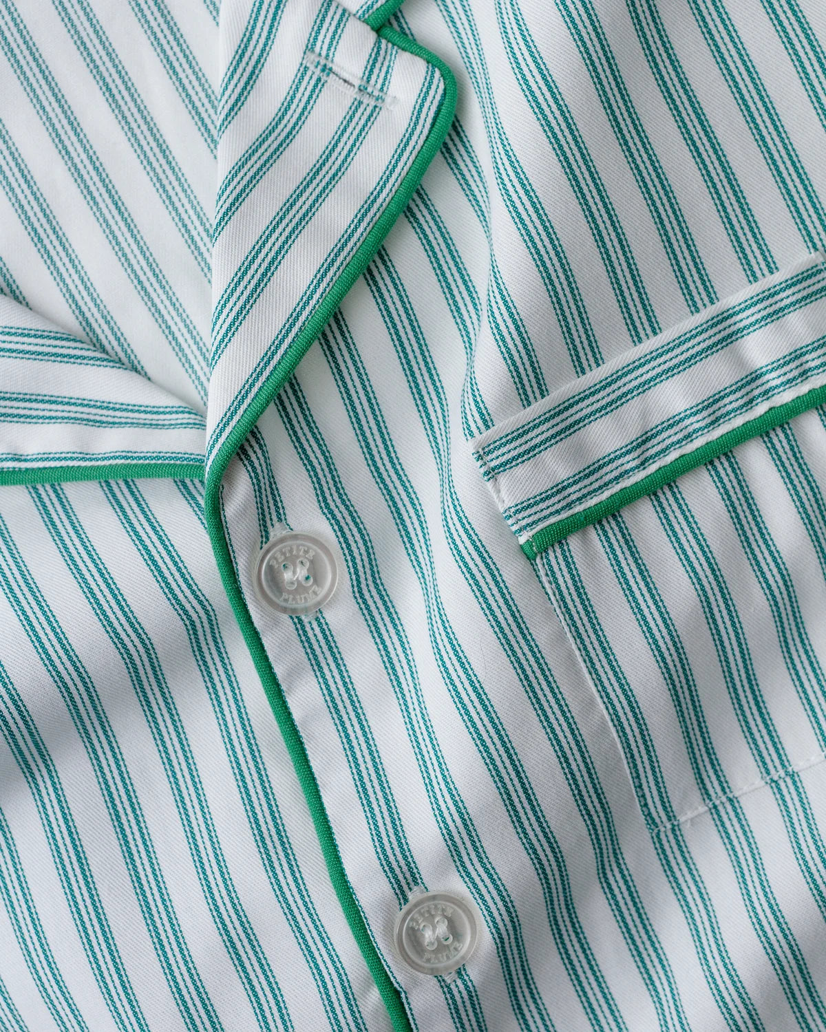 Emerald Ticking Pajama Set