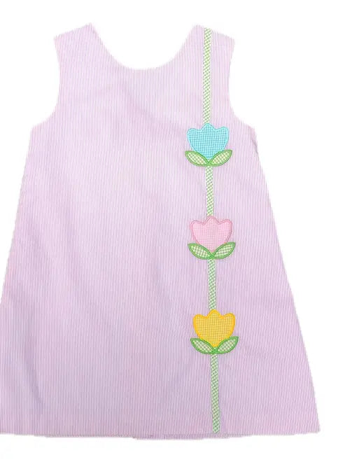 Easter Tulip A Line Dress