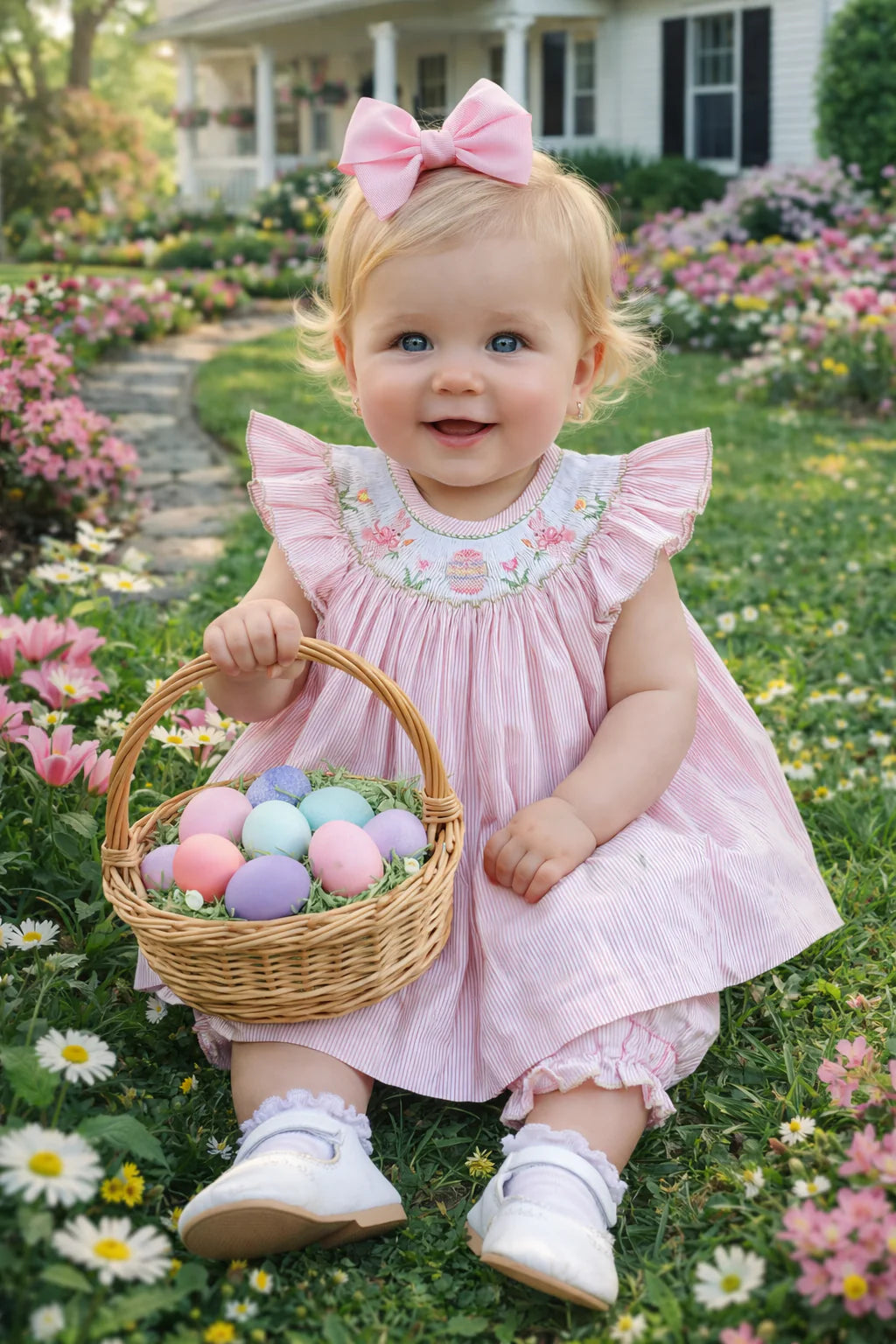 Easter Bunny Bishop Dress