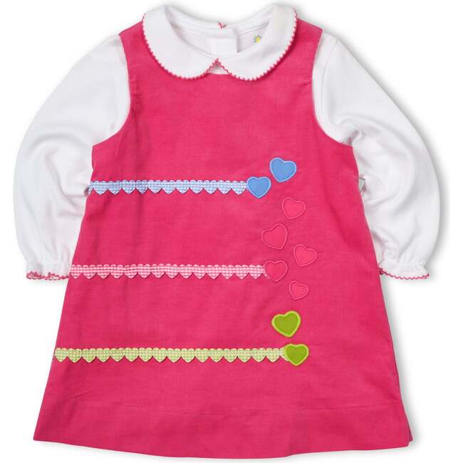 Corduroy Jumper With Hearts